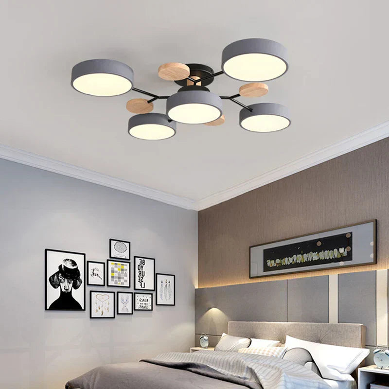 Versatile LED Chandelier: 3 Colors for Stylish Home Lighting